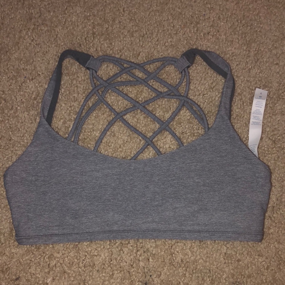 Lululemon Grey sports bra size 6